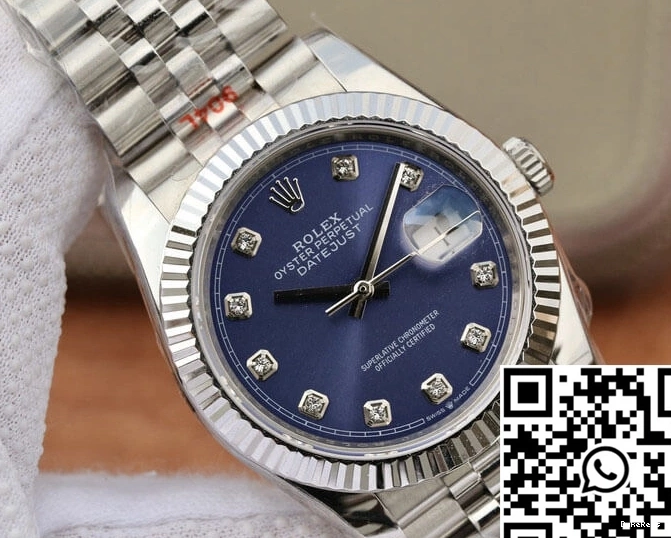 Rolex Factory Blue M126234-0037 Datejust GM Dial 1023